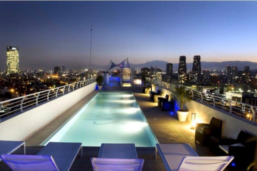 Appartement Polanco Pool Amazing View Gym Parking à Mexico Extérieur photo